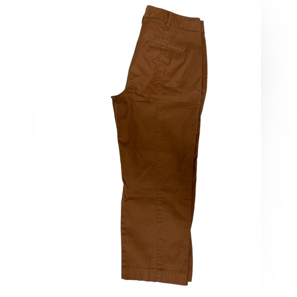 Talbots Signature Crop Pants in Brown. Size 4. - Picture 2 of 4